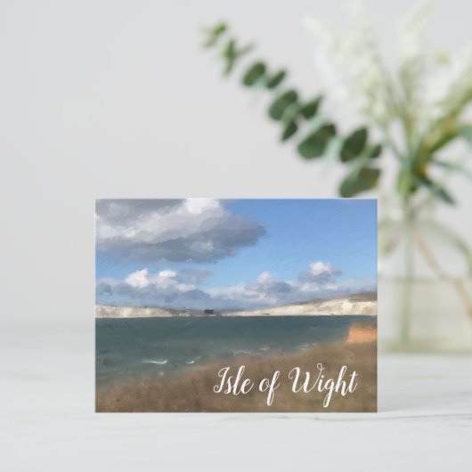 eiland Wight Briefkaart (Staand voorkant)