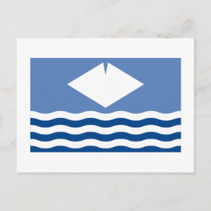 eiland Wight Flag Briefkaart