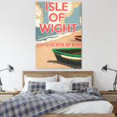 eiland Wight  locomotief Canvas Afdruk (Insitu (Slaapkamer))