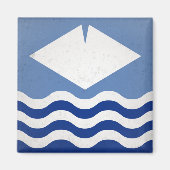 Eiland Wight Magneet (Voorkant)