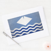 eiland Wight Rechthoekige Sticker (Envelop)