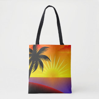 Eiland zonnebank tote bag