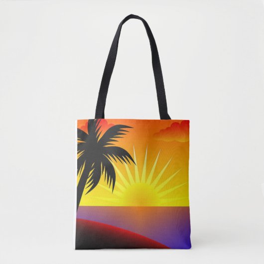 Eiland zonnebank tote bag (Voorkant)