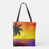 Eiland zonnebank tote bag (Achterkant)