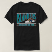  eilandbewoners keren achteruit met hockey t-shirt (Design voorkant)