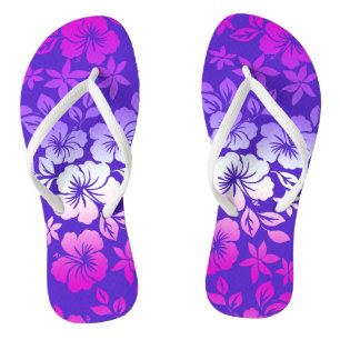 Eilandblend Hawaiiaanse Hibiscus Floral Teenslippers
