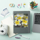 Eilandbloem - Gele Plumeria Sticker (iPad Cover)