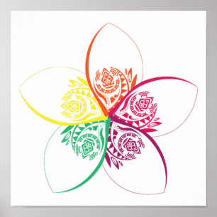 eilandbloem poster
