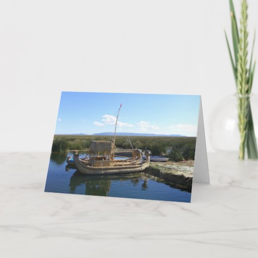 eilandboot van uros kaart (Voorkant)