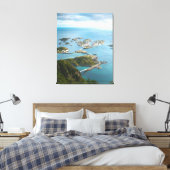 Eilandbruggen – Kust Sereniteit Uitzicht Canvas Afdruk (Insitu (Slaapkamer))
