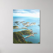 Eilandbruggen – Kust Sereniteit Uitzicht Canvas Afdruk (Voorkant)