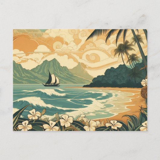 Eilandcultuur Briefkaart 01 (Voorkant)