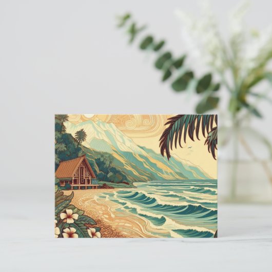 Eilandcultuur Briefkaart 06 (Staand voorkant)