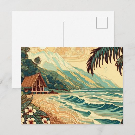 Eilandcultuur Briefkaart 06 (Voorkant / Achterkant)