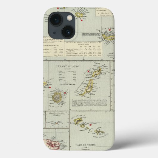 Eilanden, Atlantische Oceaan Case-Mate iPhone Case (Achterkant)