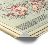 Eilanden, Atlantische Oceaan Poster (Hoek)