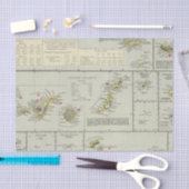 Eilanden, Atlantische Oceaan Tissuepapier (Craft)