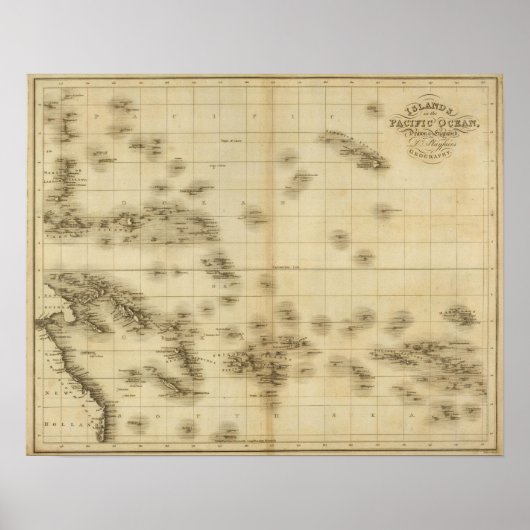 eilanden in de Stille Oceaan Poster (Voorkant)