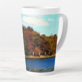 Eilanden in de Stream Latte Mok (Rechterhoek)