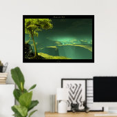 Eilanden in het donker poster (Thuiskantoor)