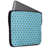 Eilanden met palmbomen patroonontwerp laptop sleeve (Voorkant Rechts)