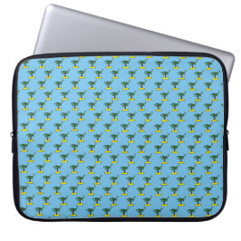 Eilanden met palmbomen patroonontwerp laptop sleeve