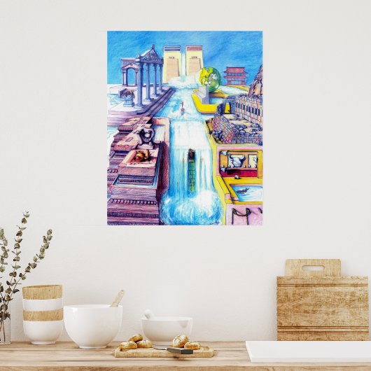 Eilanden - Poster (Keuken)