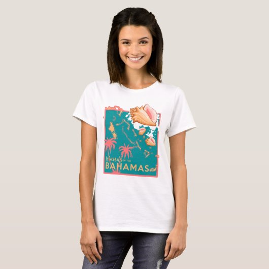 Eilanden van de Bahama's Vakantie Bahama's Cruise T-shirt (Voorkant volledig)