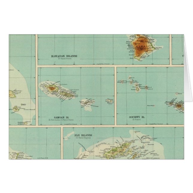 Eilanden van Oceanië (Voorkant Horizontaal)