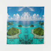 Eilanden van rust: tropische archipel wandkleed (Voorkant)