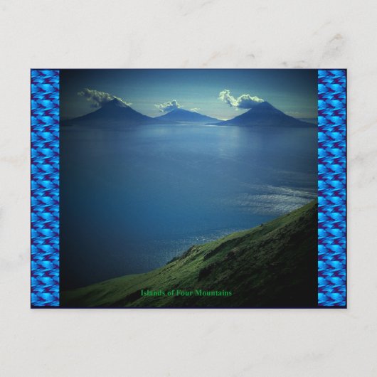 Eilanden van vier bergen briefkaart (Voorkant)