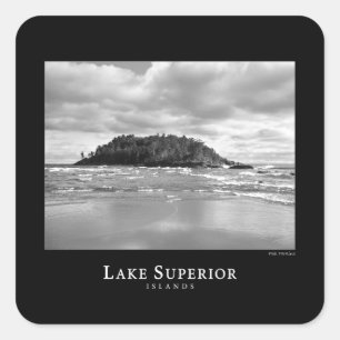 eilanden vierkante sticker