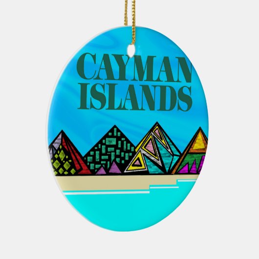 Eilandenliefde Caymans Keramisch Ornament (Rechts)