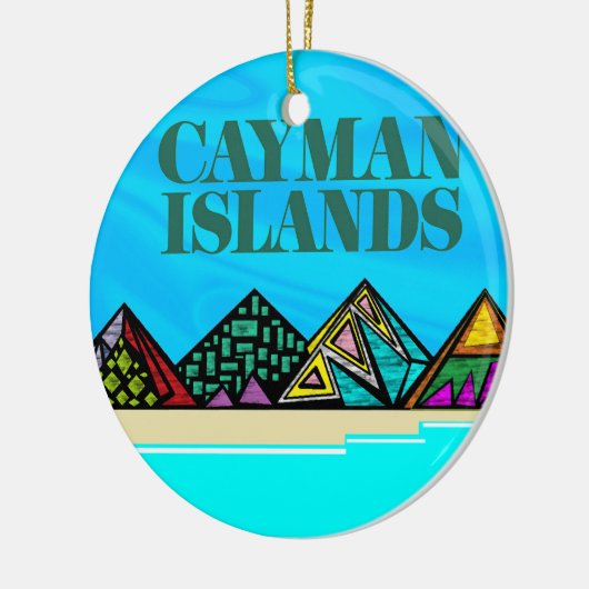 Eilandenliefde Caymans Keramisch Ornament (Links)