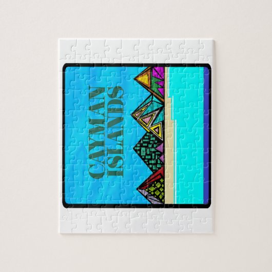Eilandenliefde Caymans Legpuzzel (Verticaal)