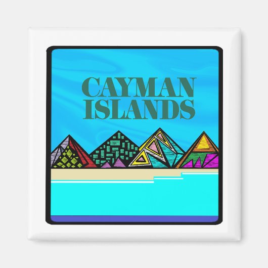 Eilandenliefde Caymans Magneet (Voorkant)