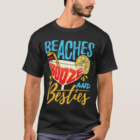 Eilandfeest Beach Bachelorette - Stranden Drank An T-shirt (Voorkant)