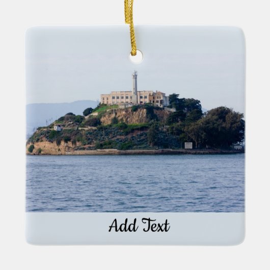 Eilandgevangenis, Alcatraz Keramisch Ornament (Voorkant)