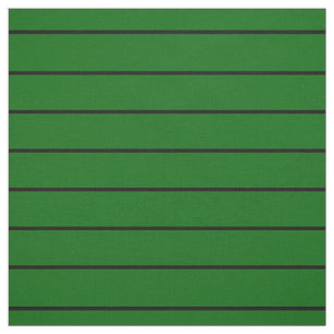 Eilandgroen/zwarte pin gestreept ontwerp/patroon stof