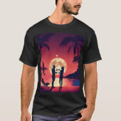 Eilandinkt: Sailor Jerry Beach Scene T-shirt (Voorkant)