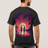 Eilandinkt: Sailor Jerry Beach Scene T-shirt (Achterkant)