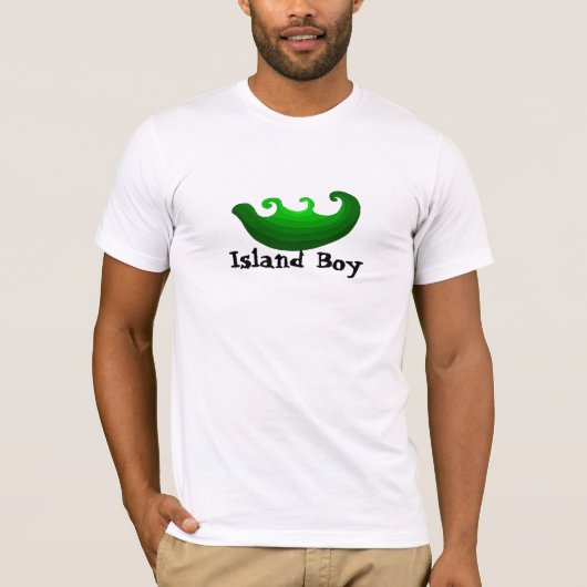 Eilandjongen Oceaangolven T-shirt (Voorkant)