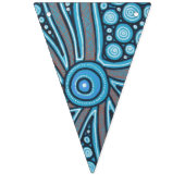 Eilandkamp Aboriginal Art Bunting Vlaggetjes (Tweede vlag)