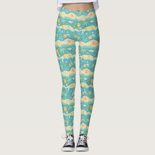 Eilandleven is synoniem aan strandleven leggings