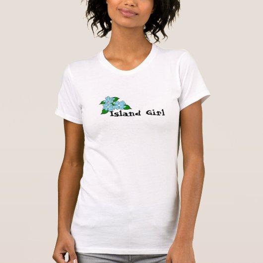 Eilandmeisje T-shirt (Voorkant)