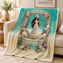 Eilandnimf Tropische Spirituele Oceaan Fantasie Ku