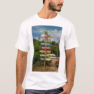 eilandroutekaart t-shirt