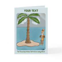 Eilandscheiding Gevouwen Wenskaart