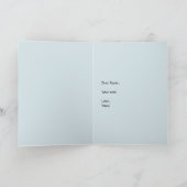 Eilandscheiding Gevouwen Wenskaart Kaart (Binnen)