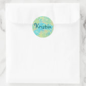 Eilandstijl Floral gepersonaliseerde Stickers (Tas)